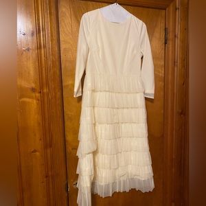 White dainty jewells dress